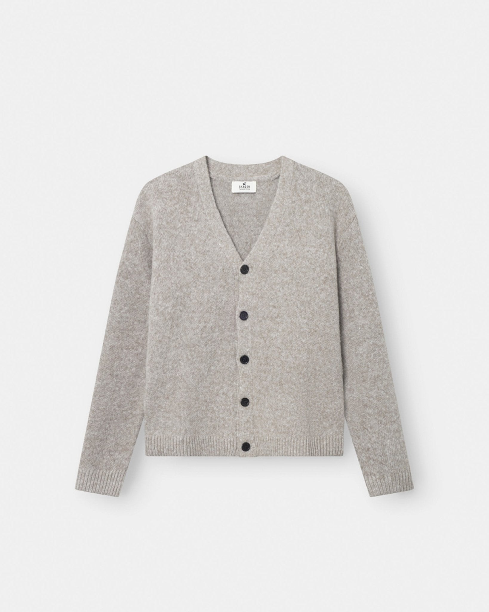 Cardigan Grå | Skagen - clothing.dk